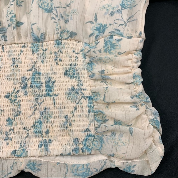 Free people final rose blouse v neck long sleeve - Picture 10 of 10